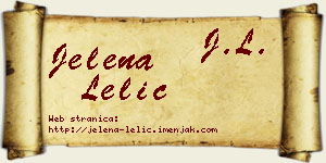 Jelena Lelić vizit kartica